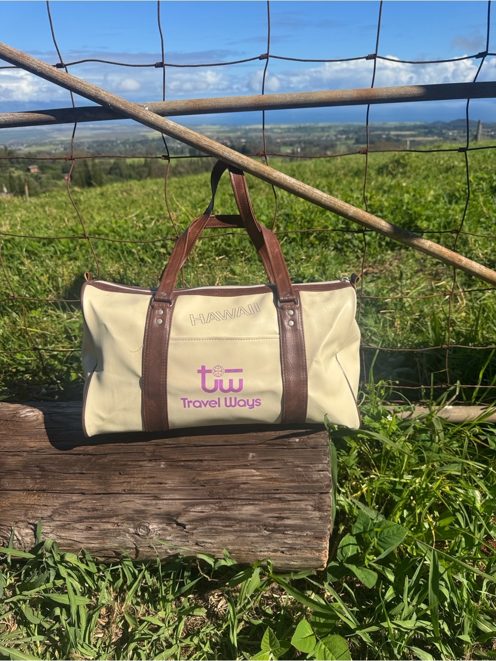 Vintage Hawaii TW Travel Ways Duffle Bag - Picture 6 of 6